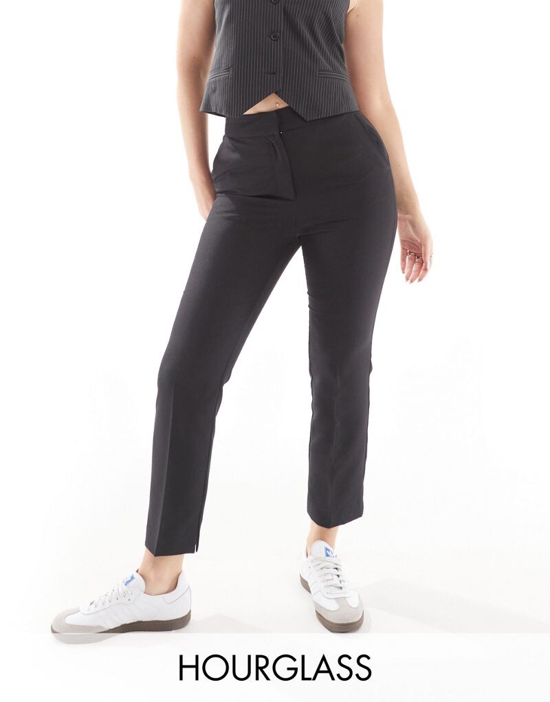 

Черные узкие брюки-сигареты ASOS DESIGN Hourglass