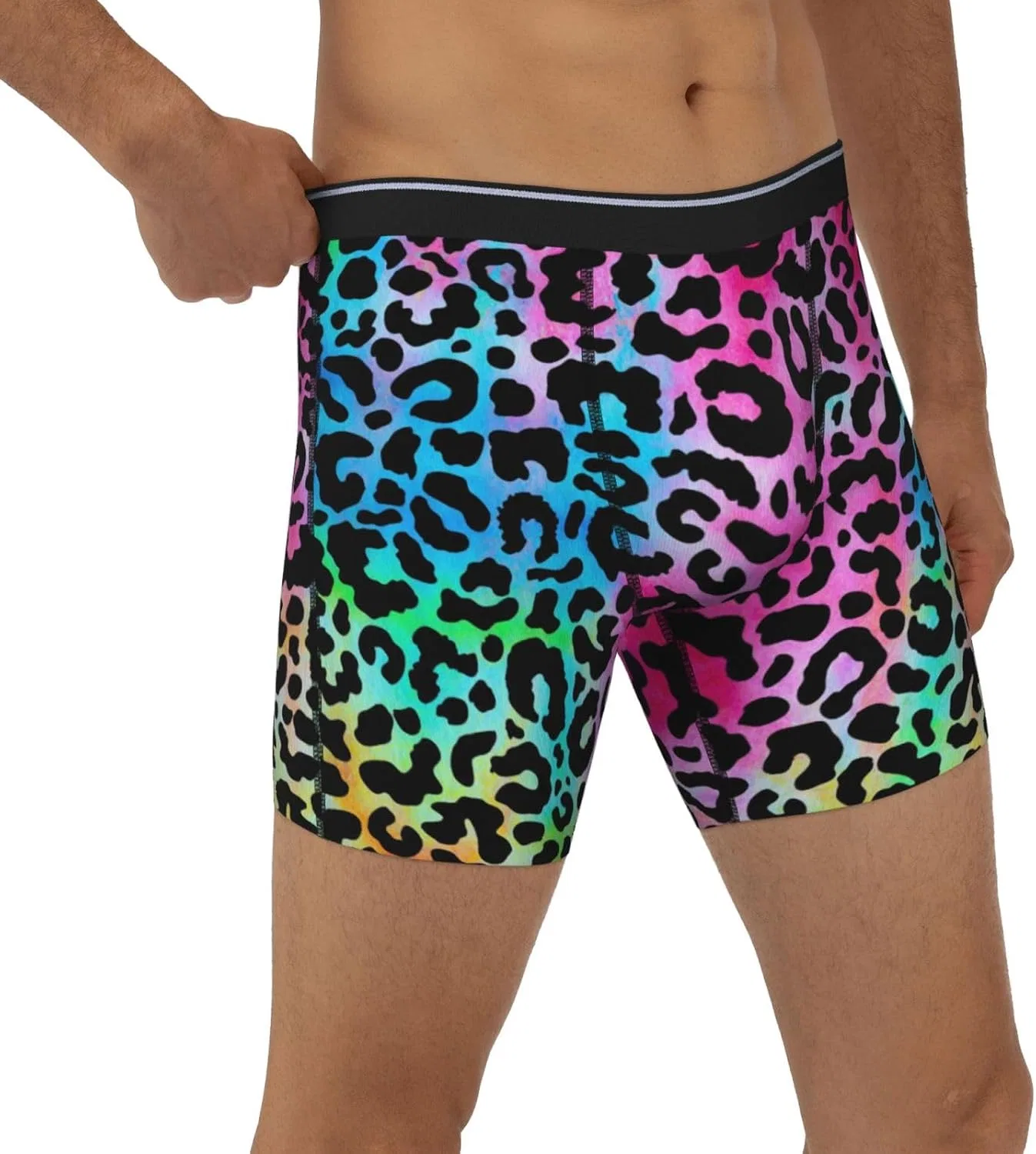 Боксеры, Animal Print, Black — фото 4