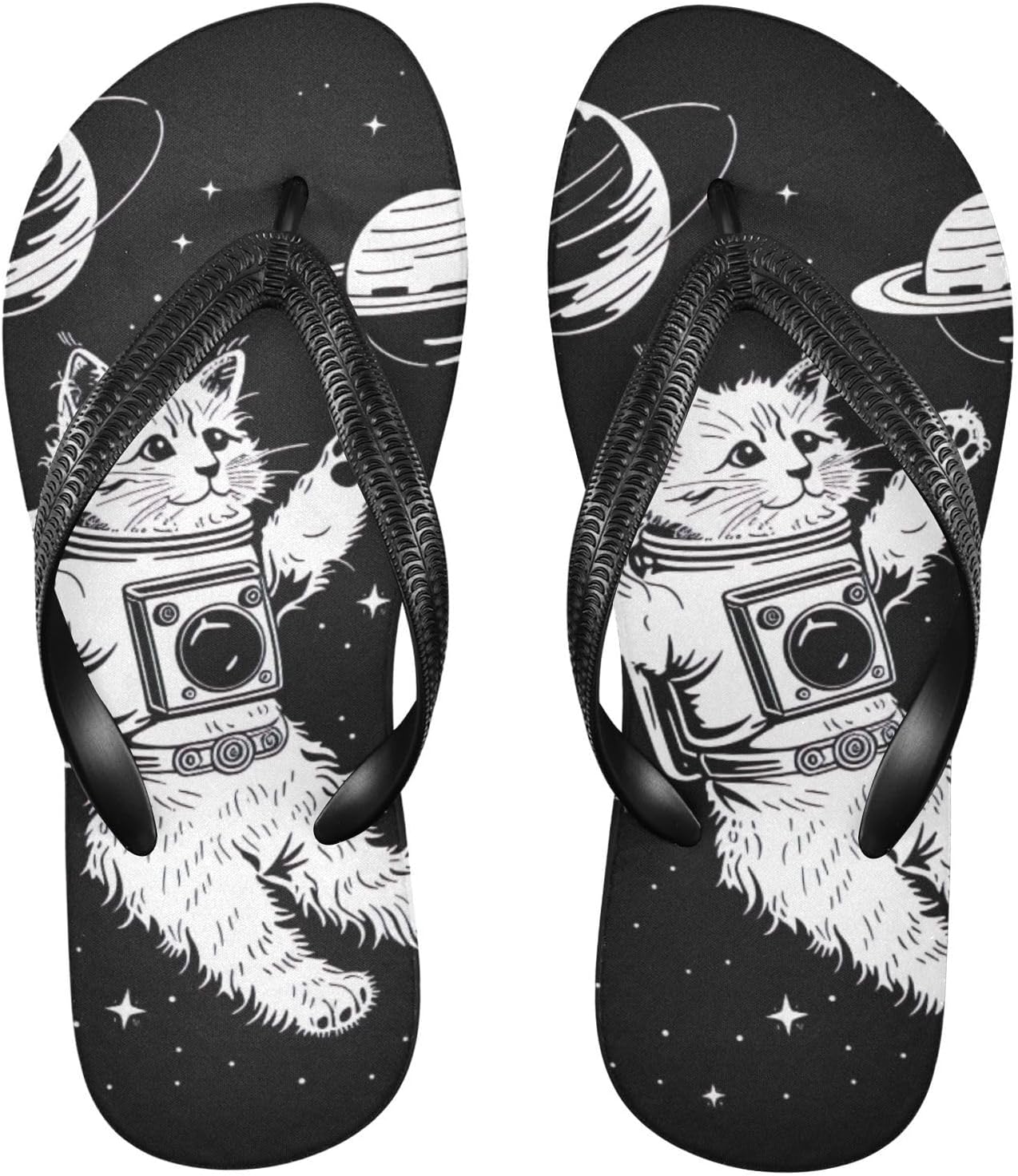

Милые пляжные шлепанцы с галактическим котом для женщин и мужчин, летние повседневные сандалии 20856442 Kfbe, Cat