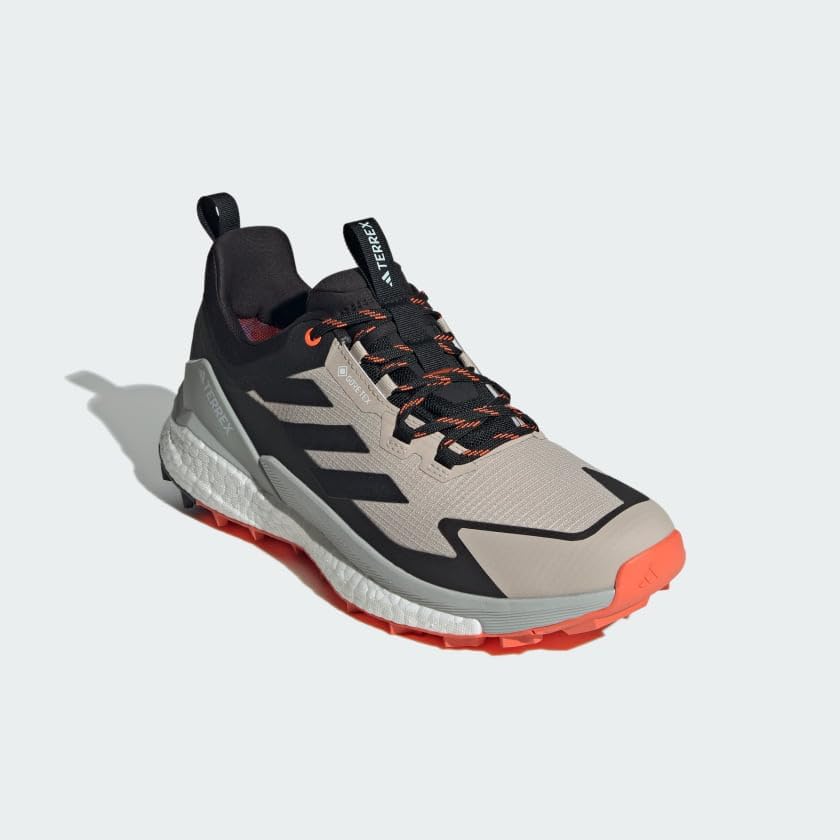Мужские кроссовки Adidas Terrex Free Hiker 2.0 Gore-tex низкие, черный/бежевый — фото 4
