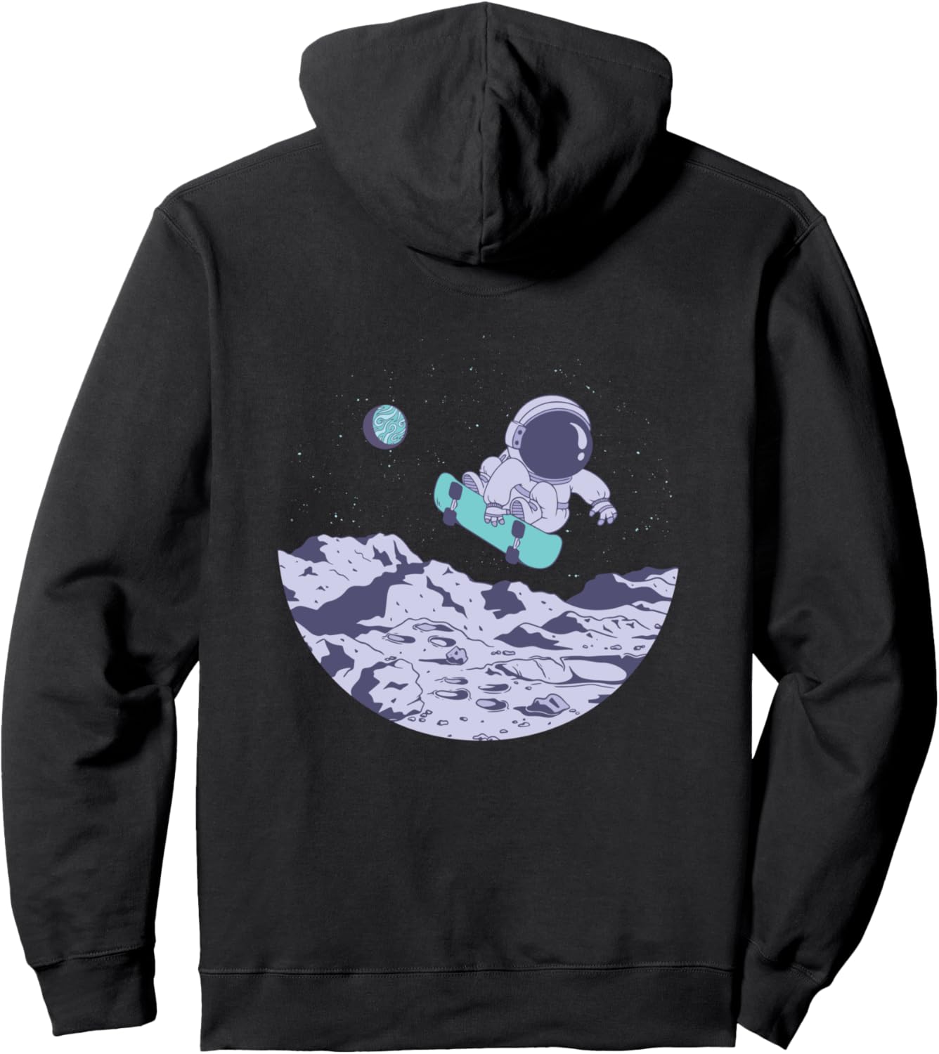 

Худи с изображением космонавта, катающегося на коньках на Луне, космический скейтбордист, черное Funny Merch For Skaters And Space Lovers, Черный, Худи с изображением космонавта, катающегося на коньках на Луне, космический скейтбордист, черное Funny Merch