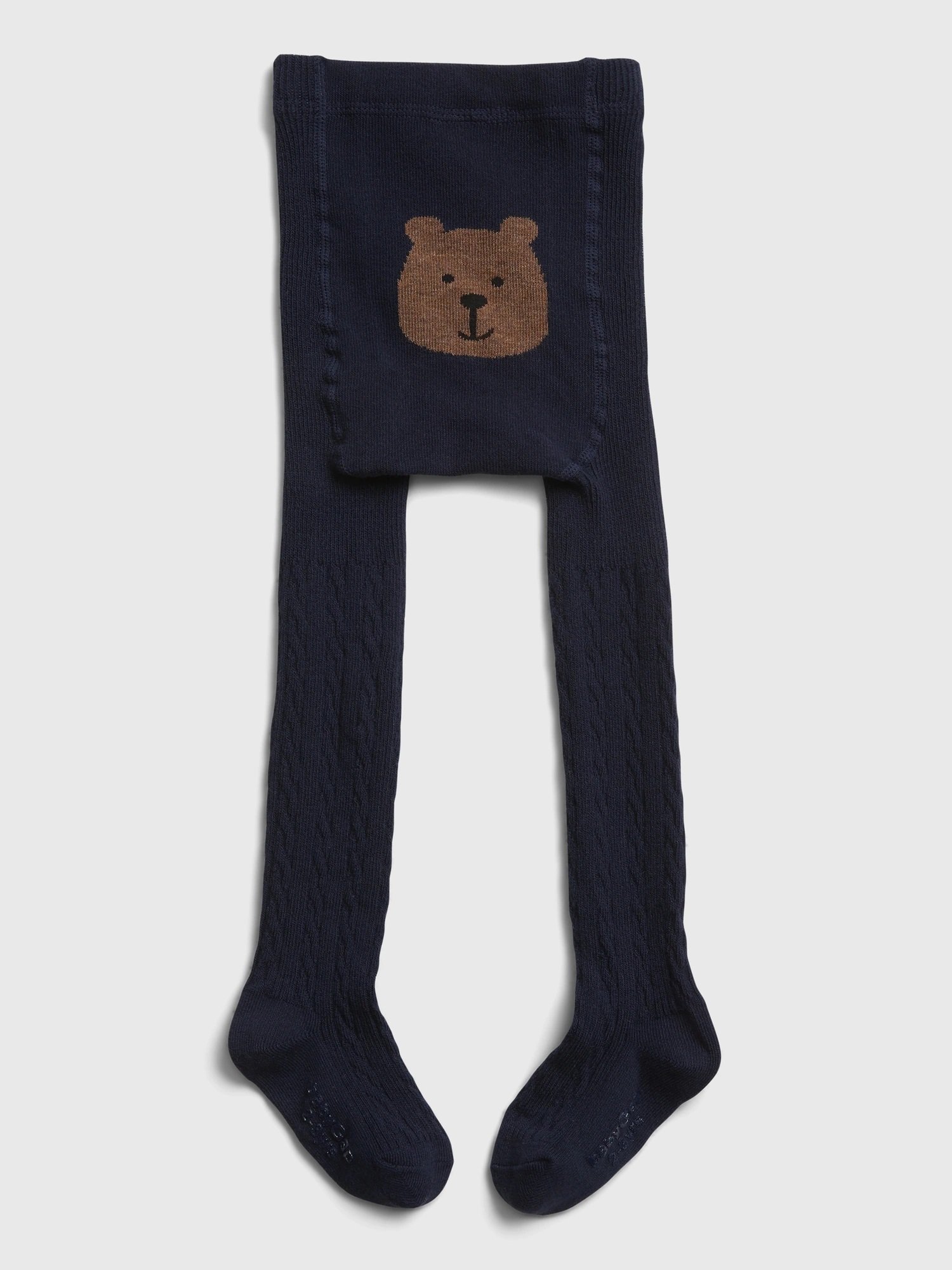 (K) Вязаные колготки Bear Cable Knit (для младенцев и малышей) GAP, Navy_uniform
