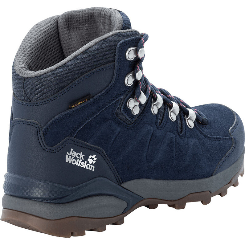 Женские туфли Refugio Texapore Mid Jack Wolfskin, синий — фото 4
