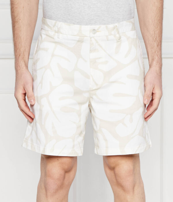 

Шорты karlos-shorts Regular fit Boss, белый