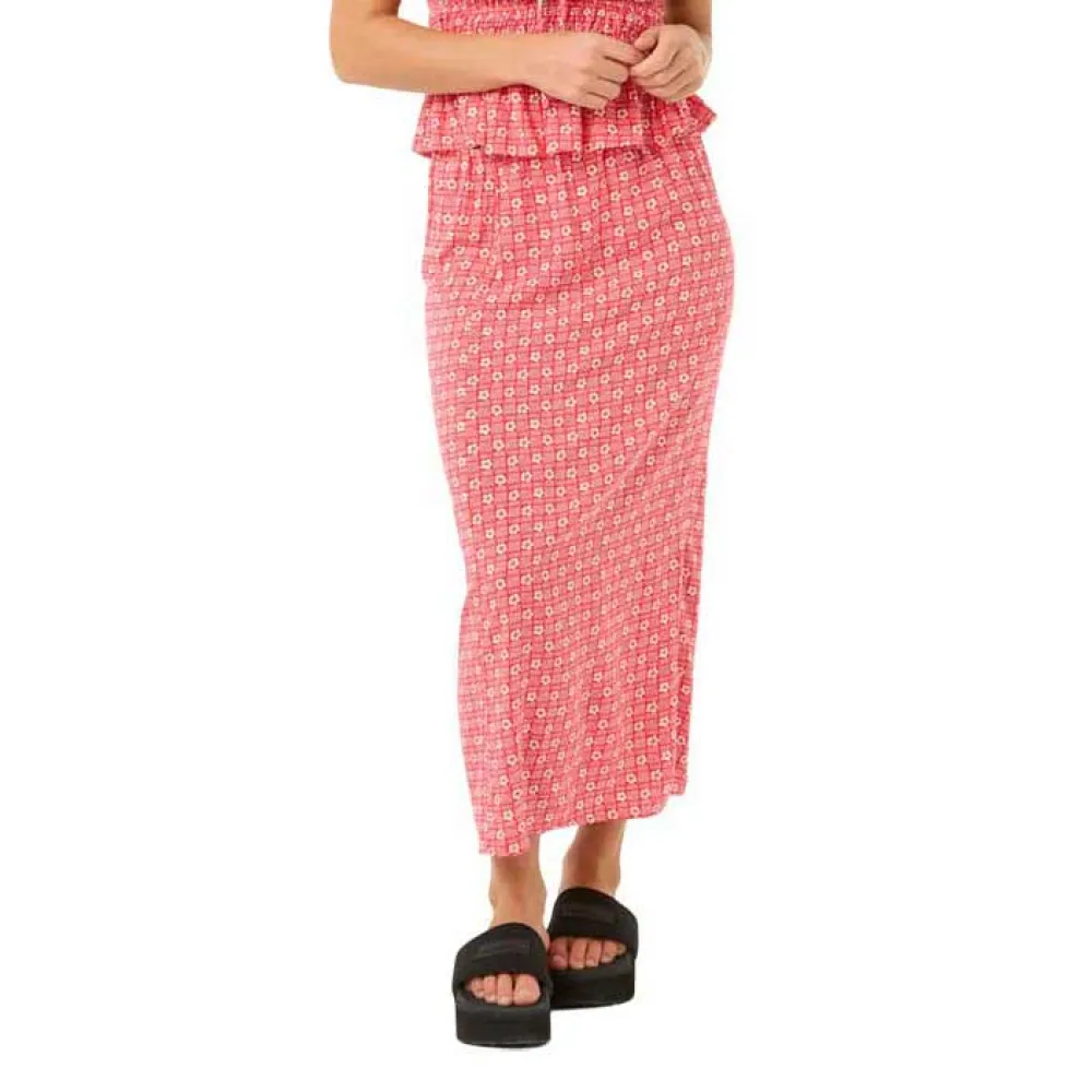 

Юбка Rip Curl Cala Mayor midi skirt, розовый