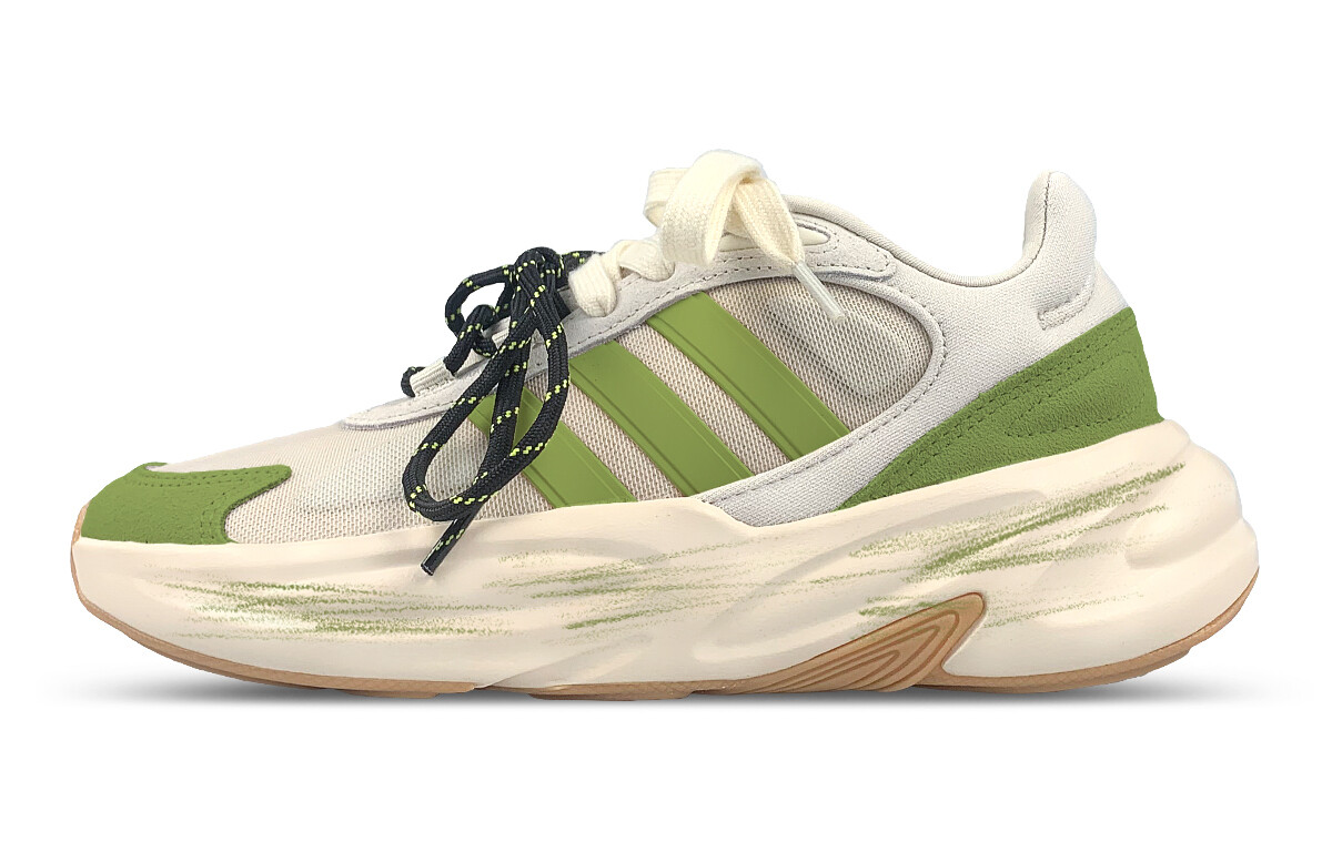 

Кроссовки Ozelle Running Shoes Unisex Low-top бежевый/коричневый/зеленый Adidas Neo