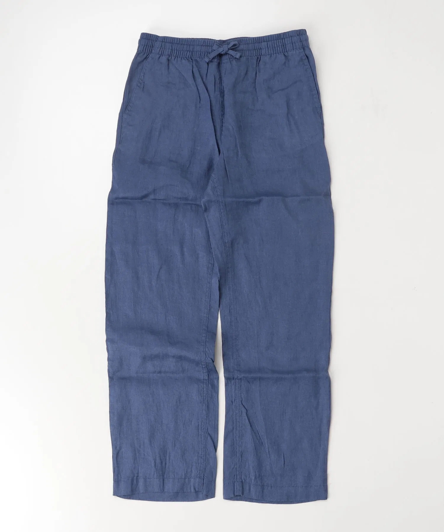 Детские льняные брюки POLO RALPH LAUREN CHILDRENSWEAR тёмно-синие — фото 3