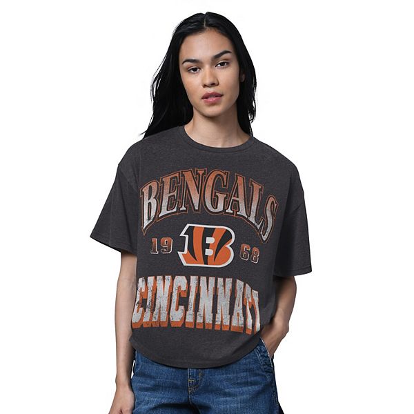 

Женская футболка oversize heather black cincinnati bengals hall of fame Starter, Черный, Женская футболка oversize heather black cincinnati bengals hall of fame Starter