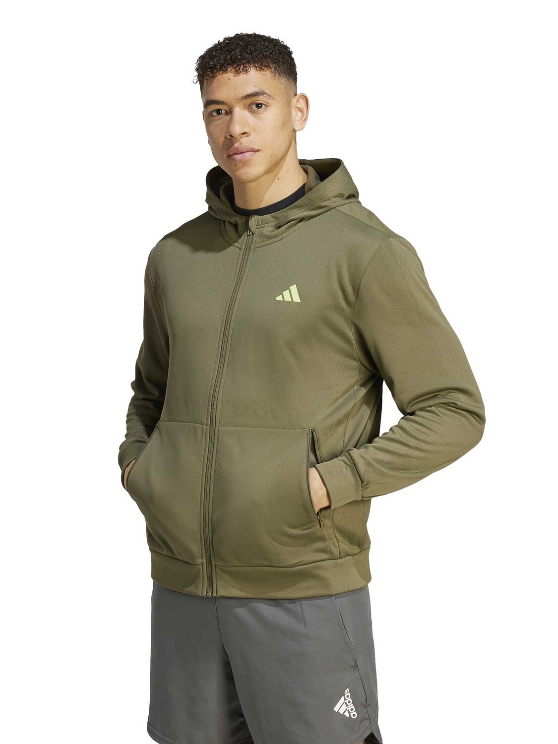 

Толстовка Adidas Performance Train Essentials Seasonal Training, зеленый