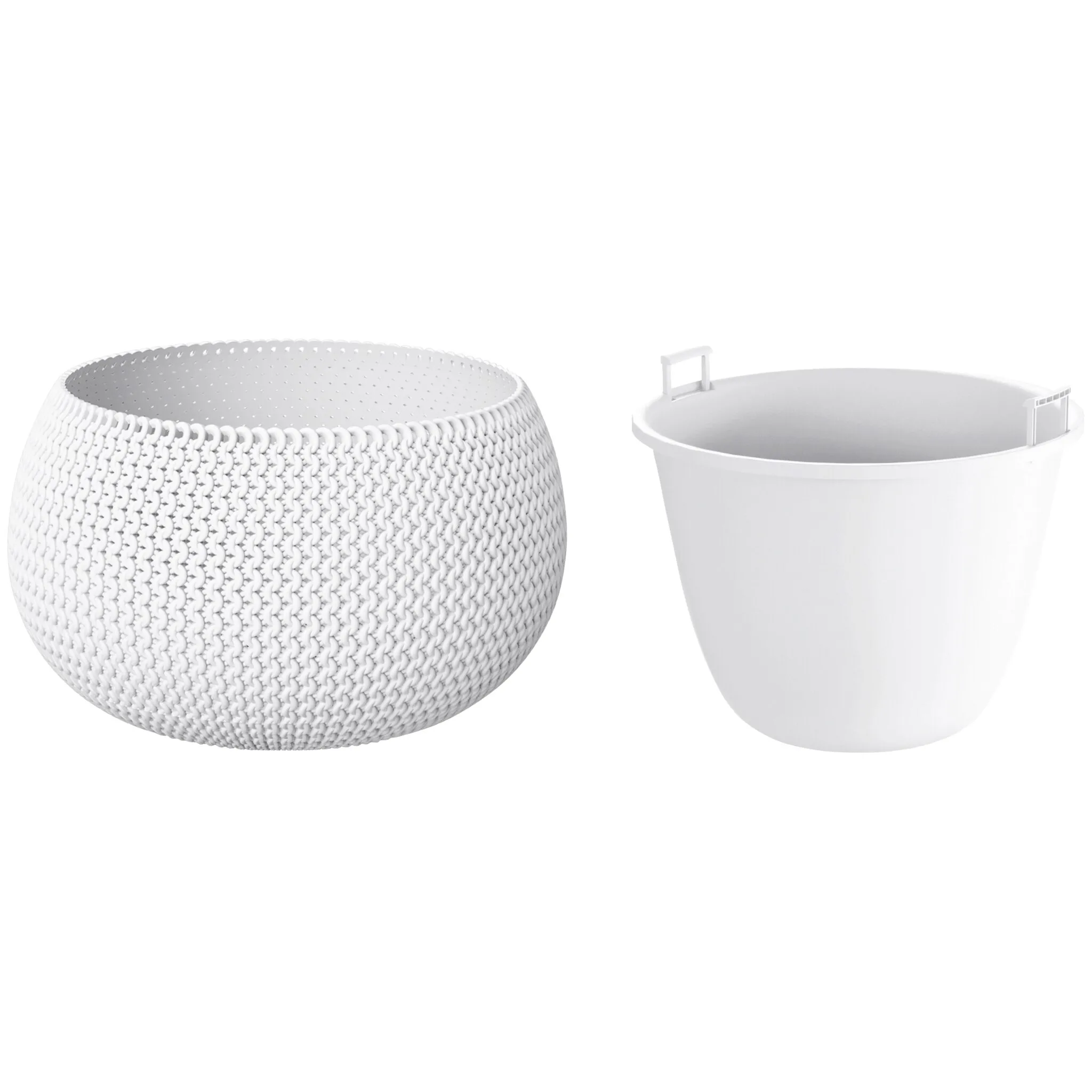

Горшок для растений Prosperplast «Splofy Bowl», ØxH: 37x21 см, белый