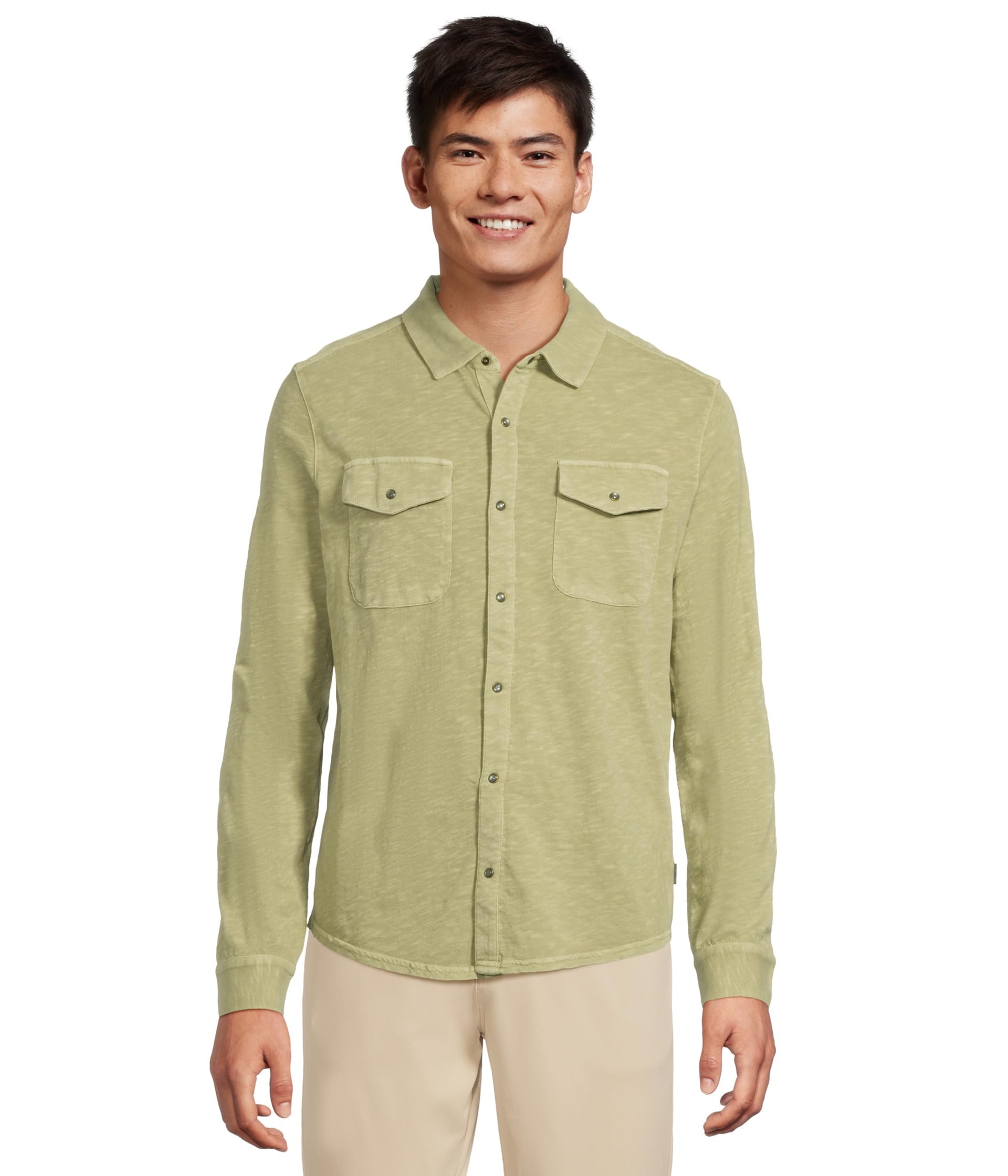

Рубашка John Varvatos Arvon Western Shirt K5061S25, слоновая кость