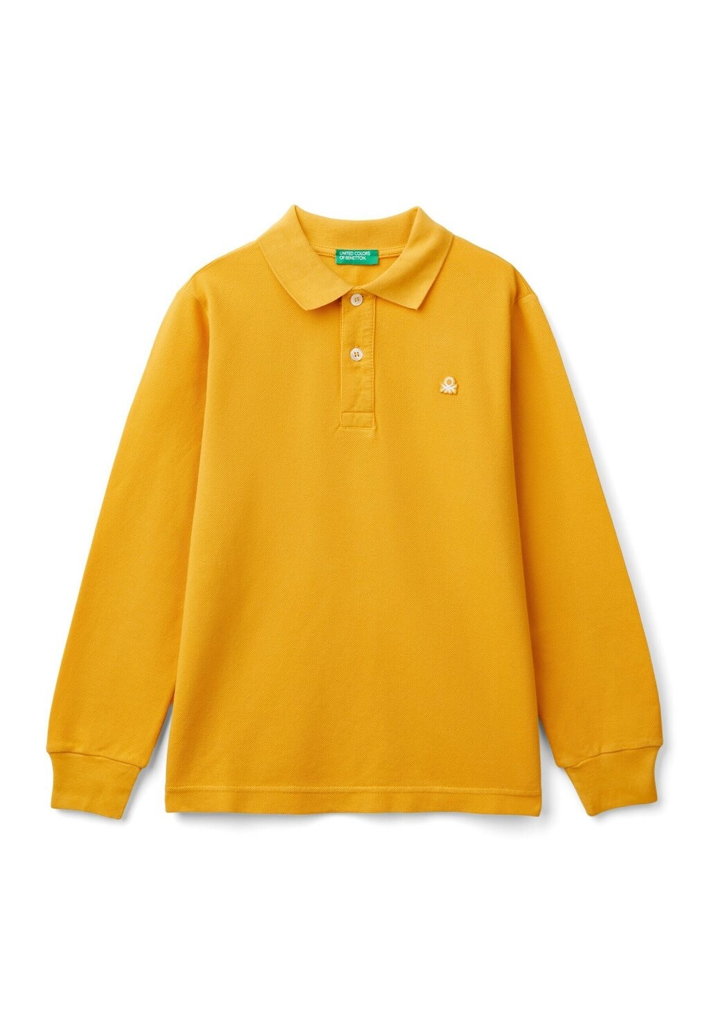 

Рубашка поло LONG SLEEVE United Colors of Benetton, желтый