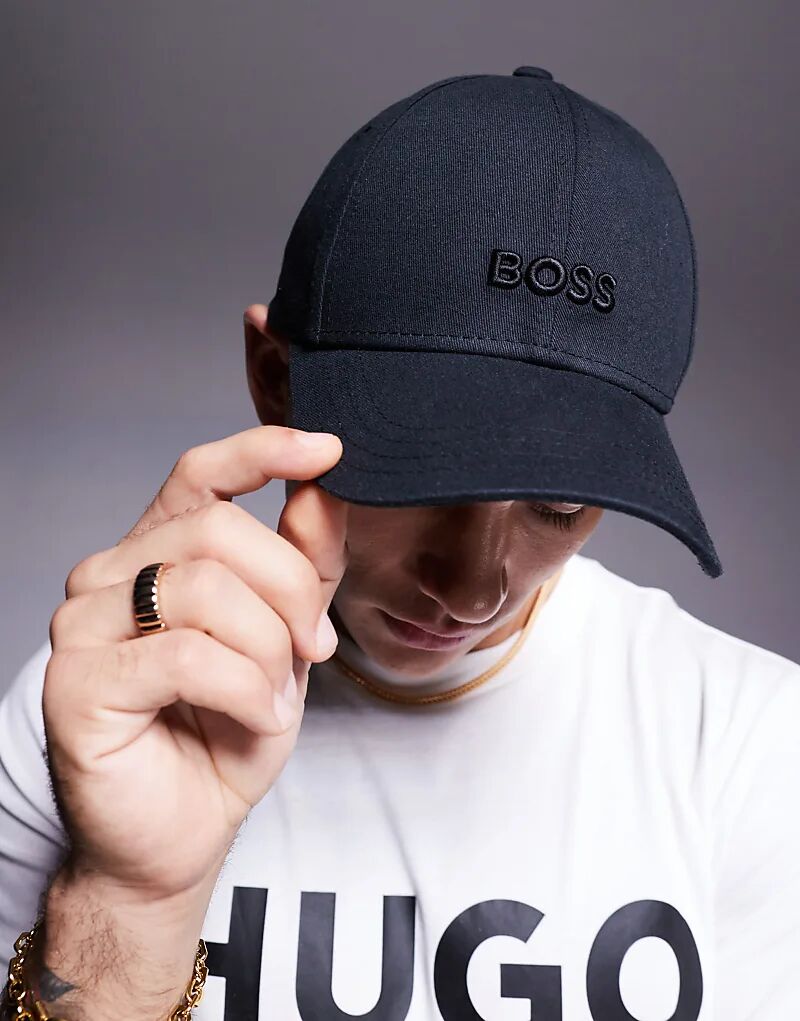 

Бейсболка с логотипом Boss Zed черного цвета BOSS Orange