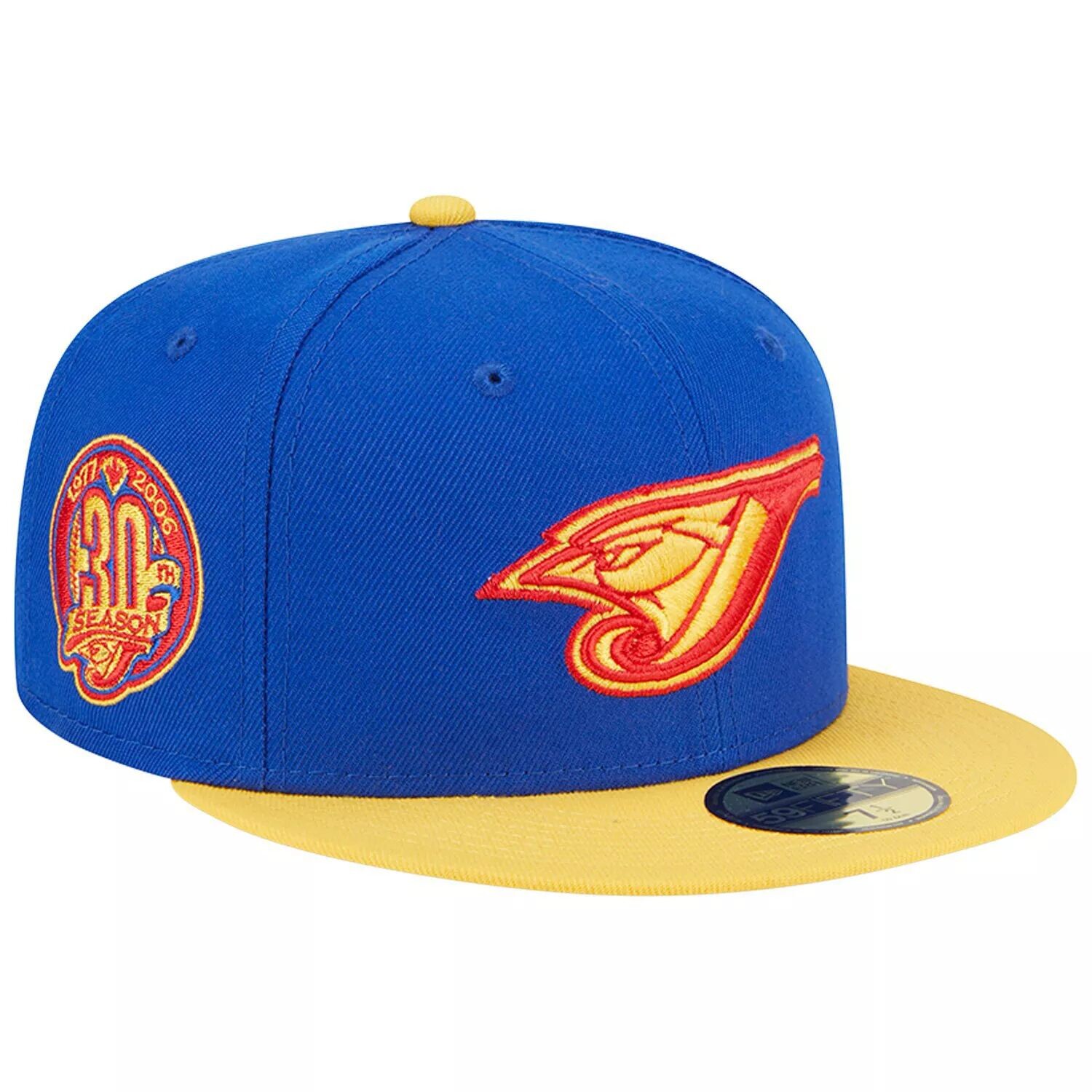 

Мужская приталенная шляпа New Era Royal/желтая Toronto Blue Jays Empire 59FIFTY