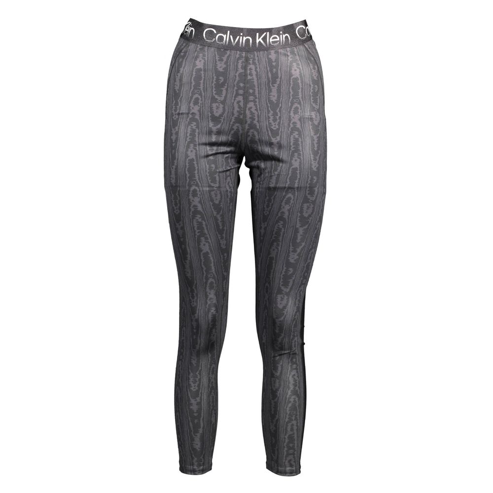 

Черные хлопковые женские леггинсы Calvin Klein