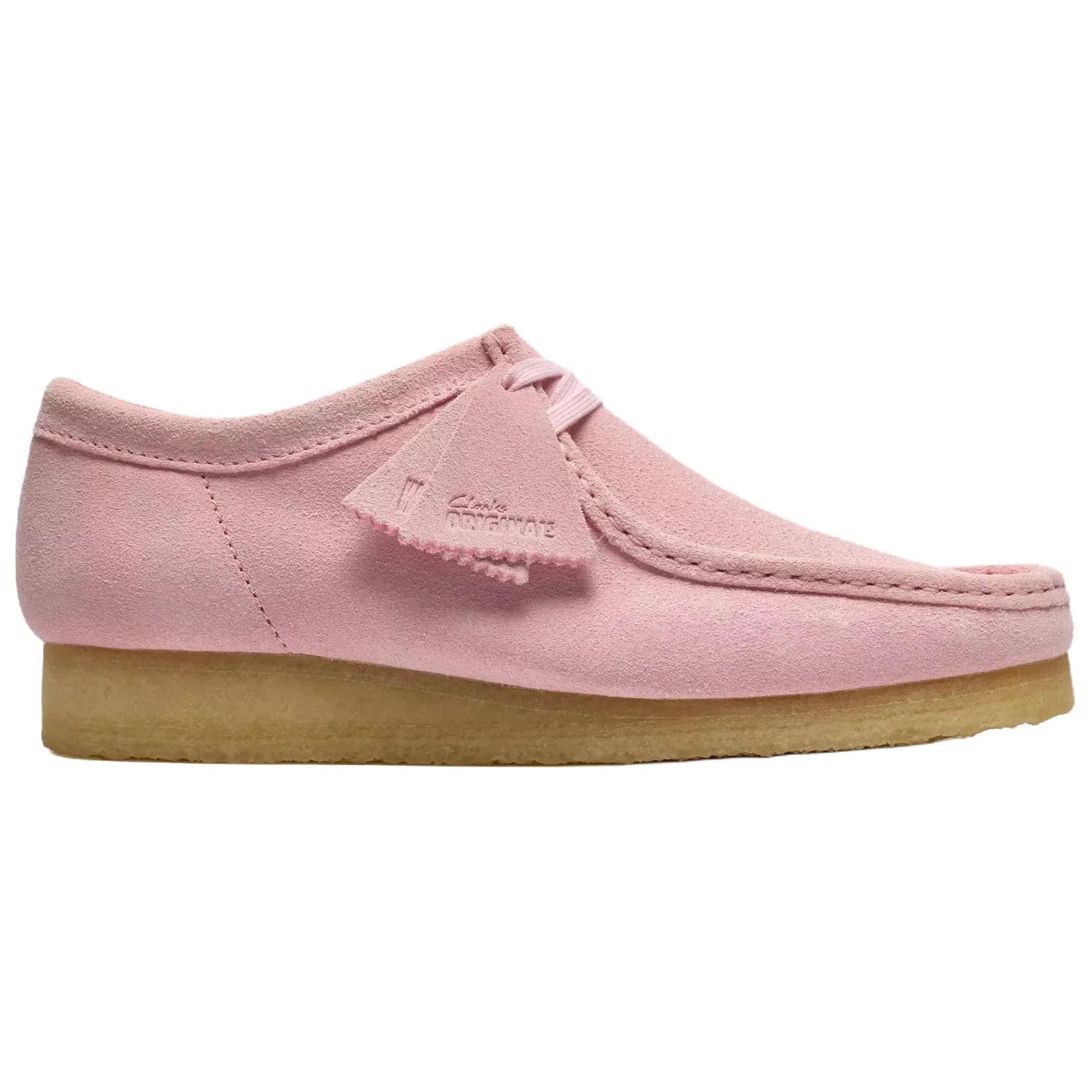 Ботинки замшевые Clarks Wallabee Light Pink — фото 3