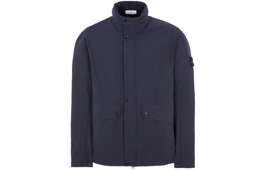 

Куртка мужская темно-синяя Stone Island, темно-синий