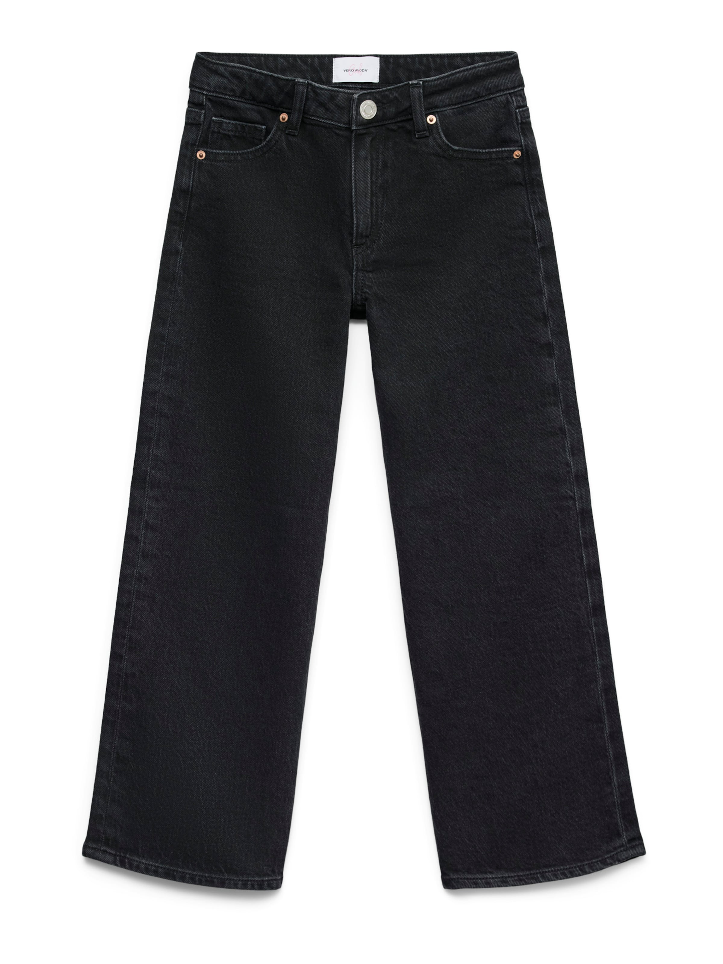 

Vero Moda Girl Широкие джинсы 'VMTESSA' в черном дениме