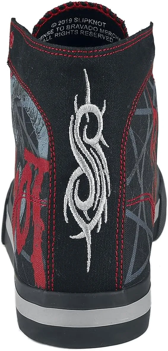 Кроссовки Slipknot EMP Signature Collection унисекс, высокие, разноцветные, с символикой группы — фото 2