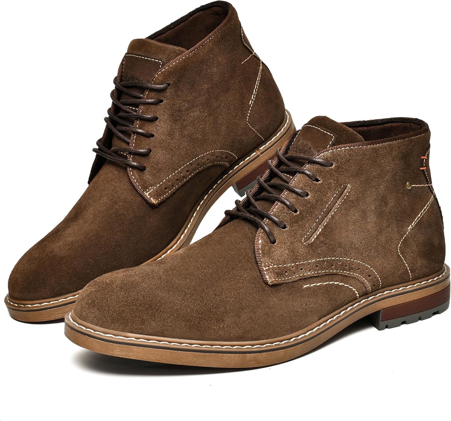 Ботинки Arkbird Chukka: мода и комфорт, повседневные оксфорды на шнуровке, 18012-suede-coffee — фото 2