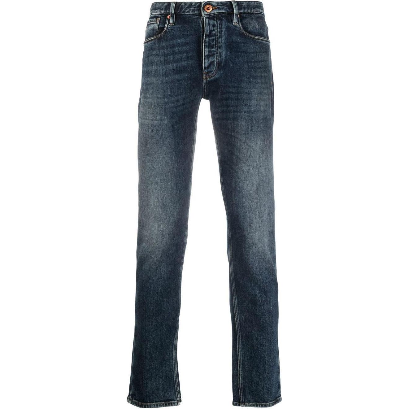 

EMPORIO ARMANI Джинсы мужские indigo