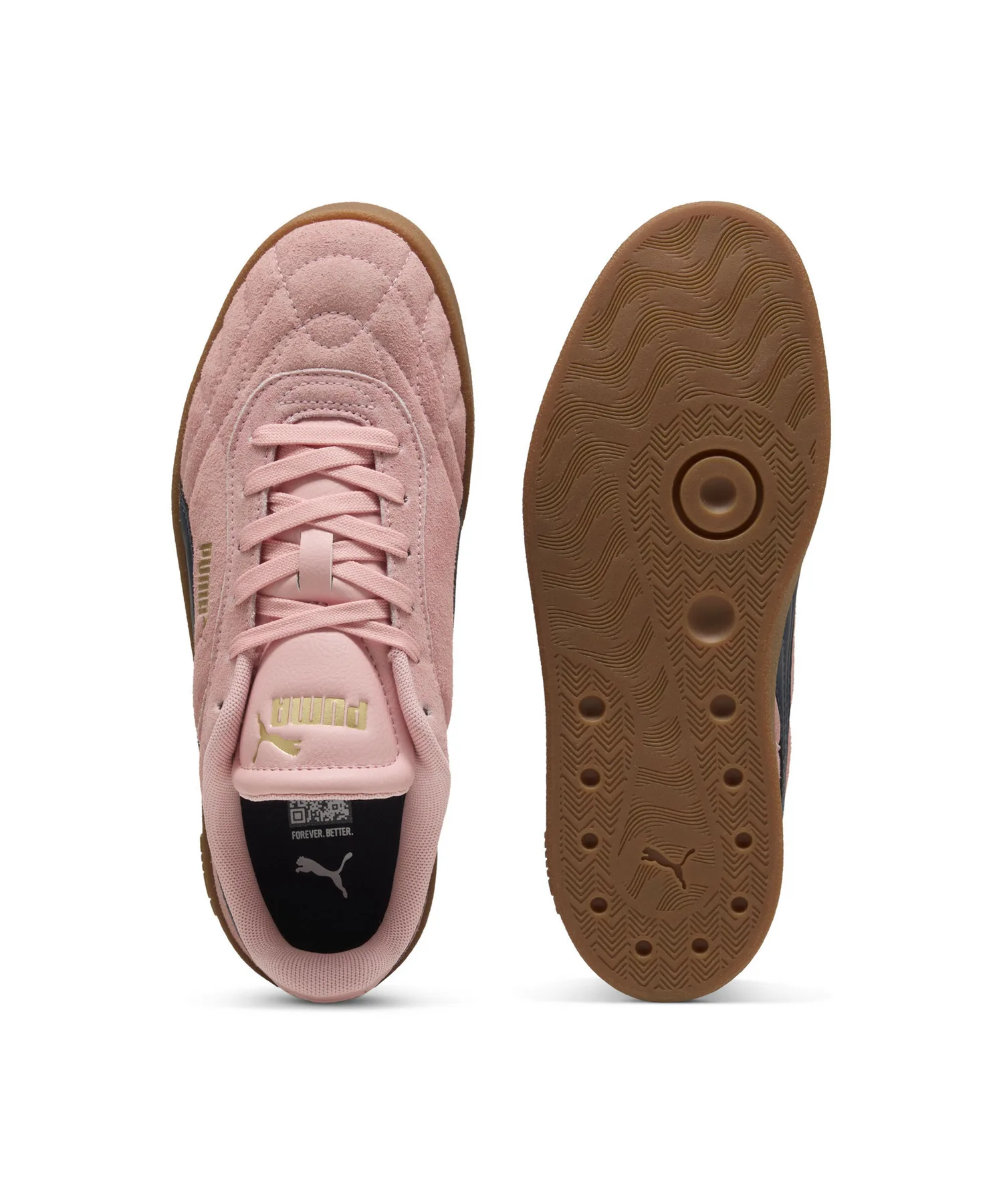 Унисекс кроссовки PUMA Club II Indoor SD жёлтые — фото 4