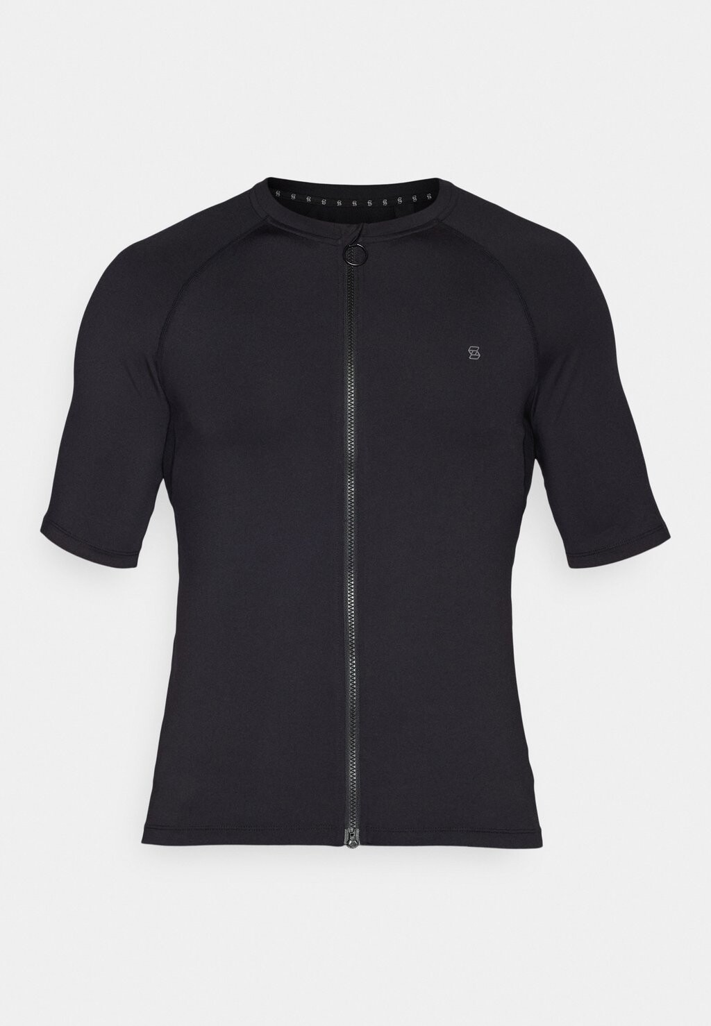

Спортивная футболка Basic Front Zip Fit Adaptiveps Adapt Pier One Sport, черная