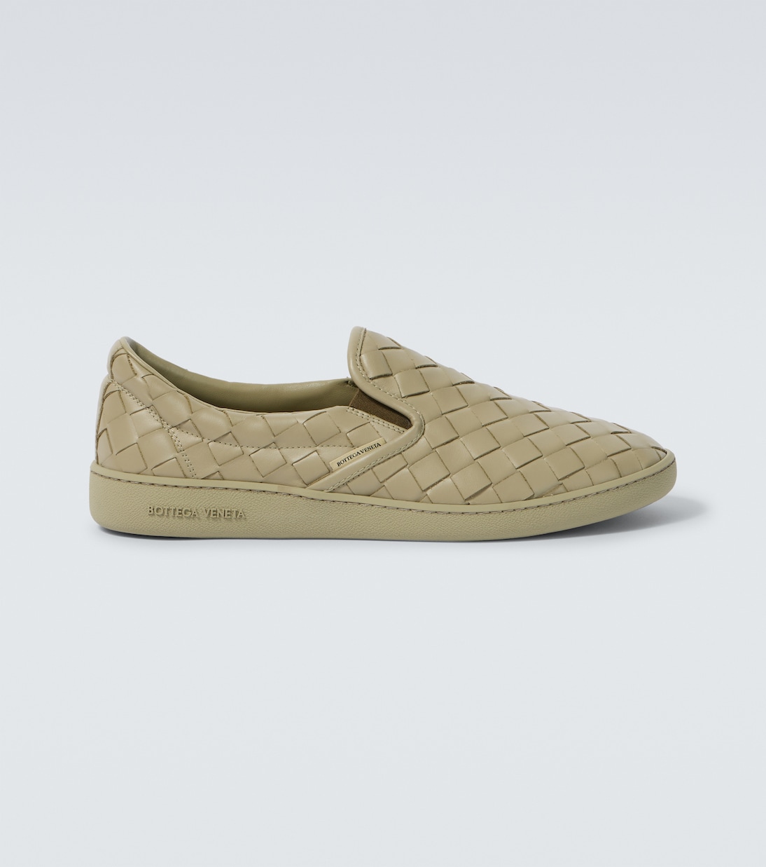 

Кроссовки Sawyer из кожи Intrecciato Bottega Veneta, Travertine