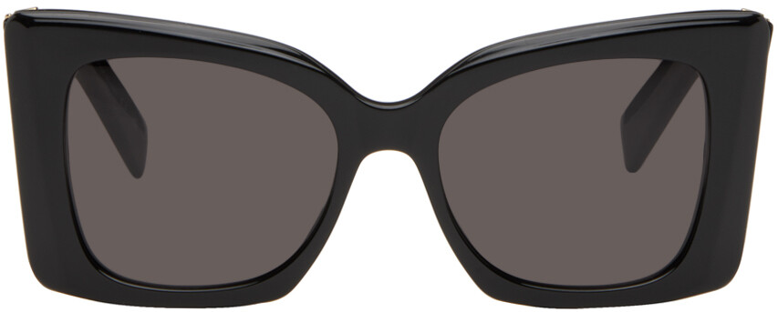 

Черные солнцезащитные очки SL M119 Blaze Saint Laurent