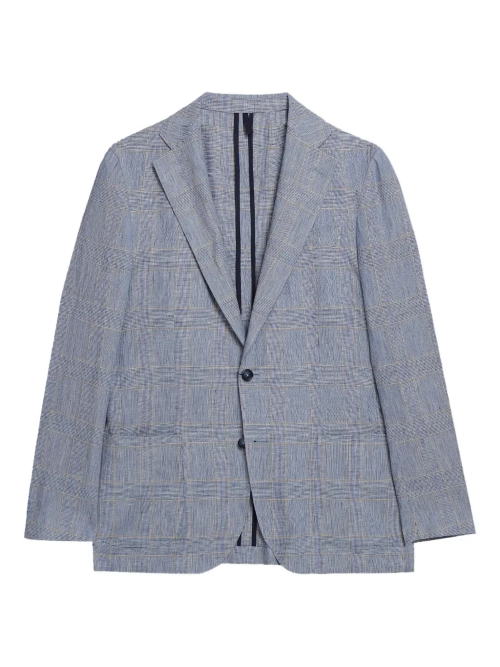 

Блейзер в клетку «Принц Уэльский» Brooks Brothers, синий