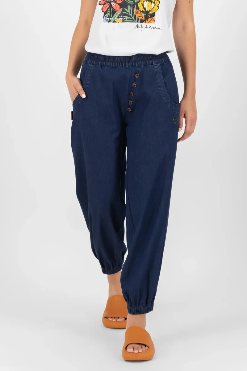 

Тканевые брюки Alife & Kickin "AlexisAK DNM Pant Women", цвет Dark Denim