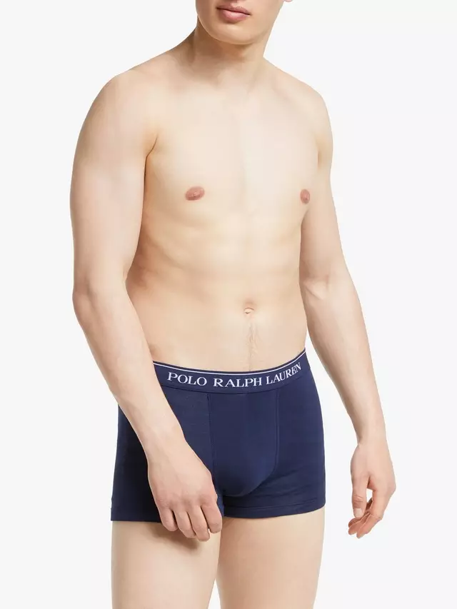 Трусы Ralph Lauren Polo Ralph Lauren Contrast Waistband 3 шт, синий — фото 2