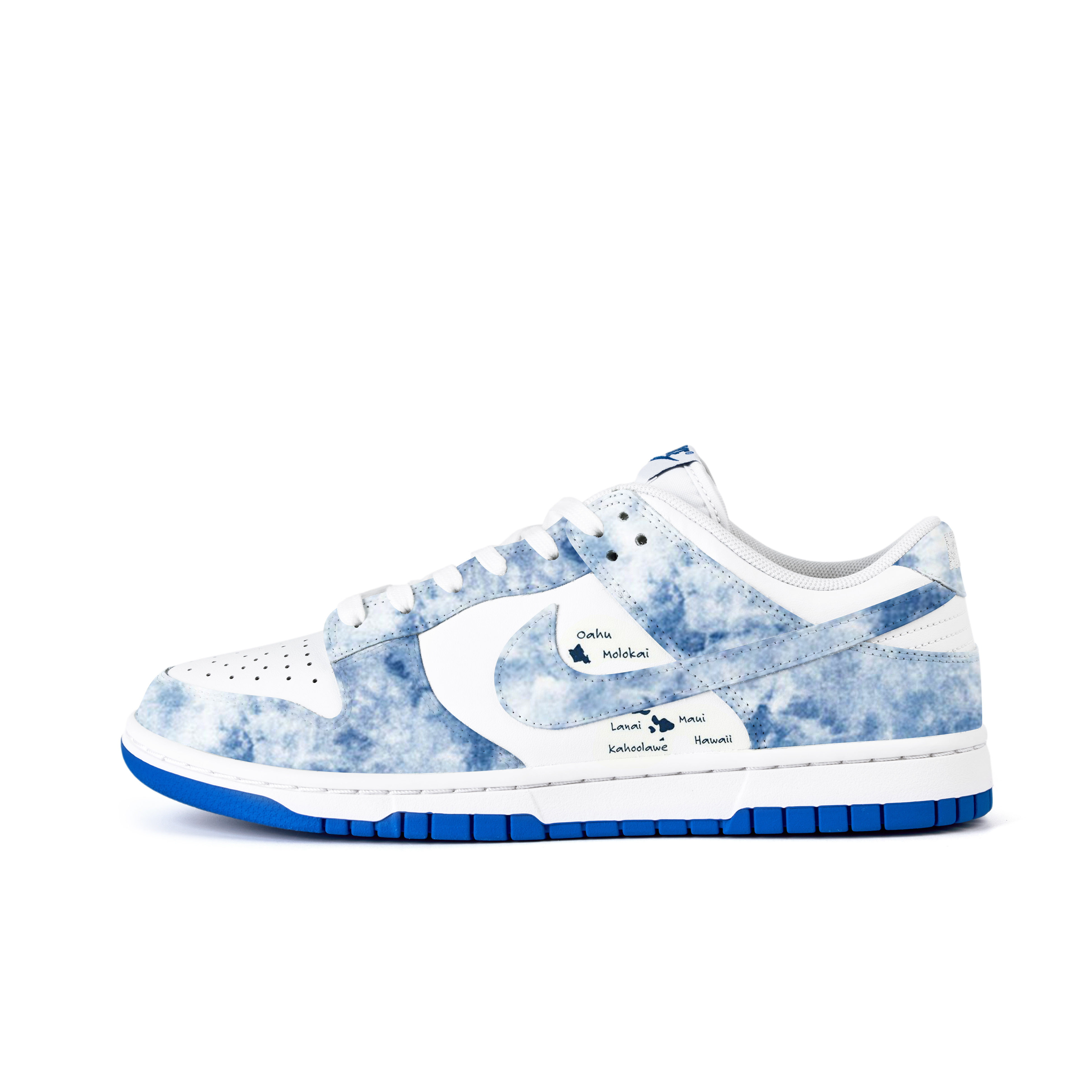 

Nike Кроссовки для скейтбординга Dunk Anti Slip, износостойкие, мужские, небесно-голубые