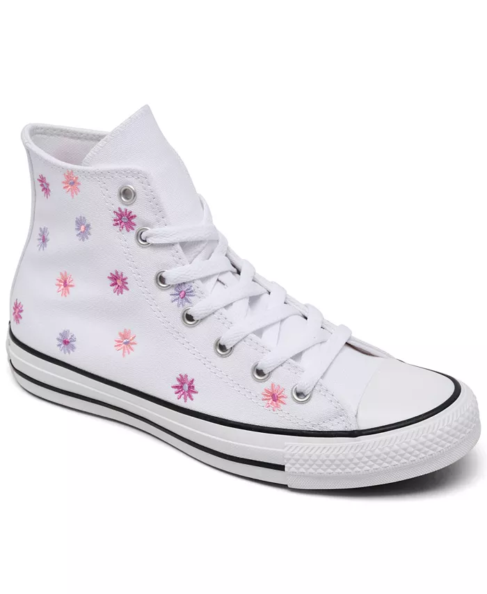 

Кроссовки Chuck Taylor All Star Florals High Top для девочек от Finish Line Converse, белый