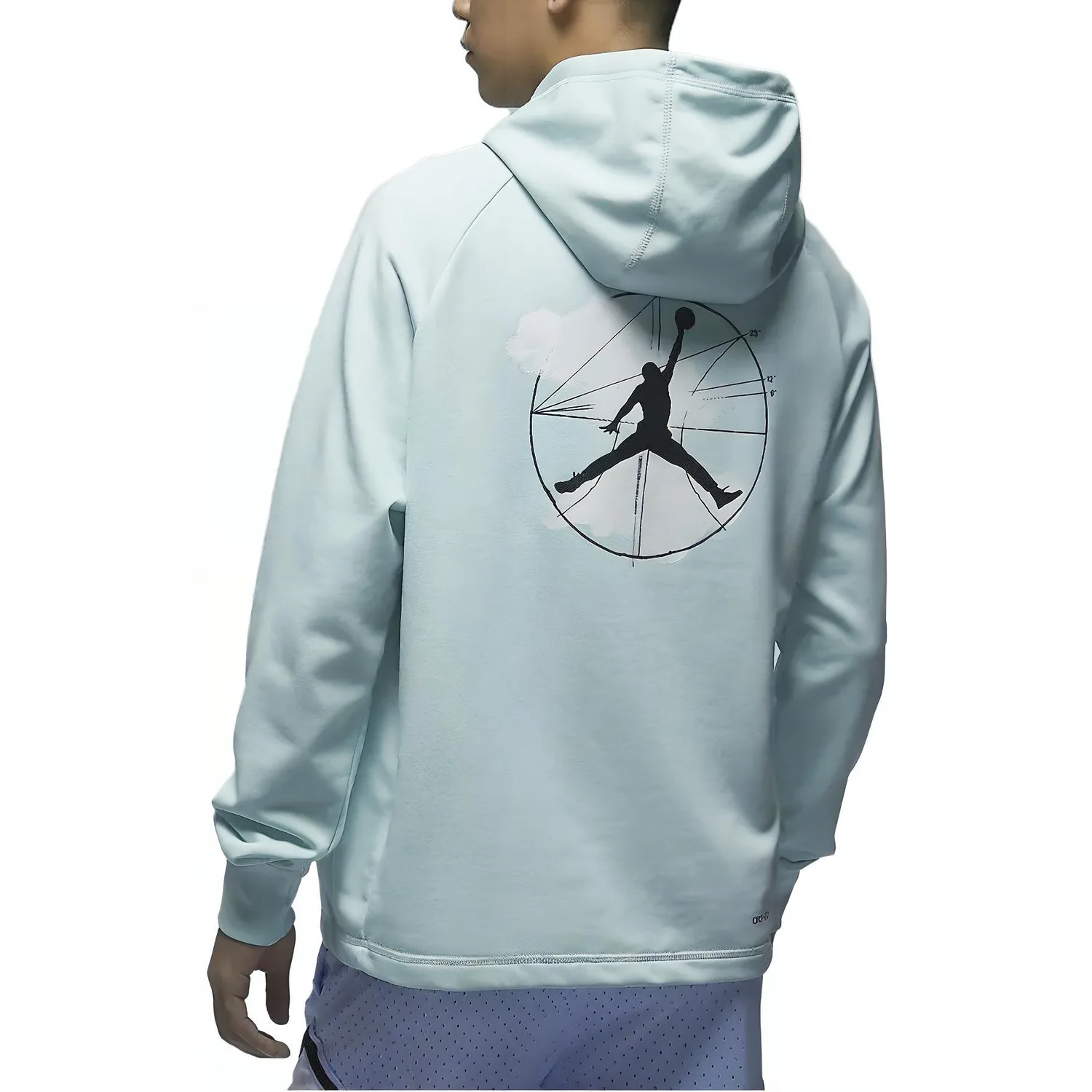 Jordan Толстовка NBA мужская Ice Emerald Blue — фото 4