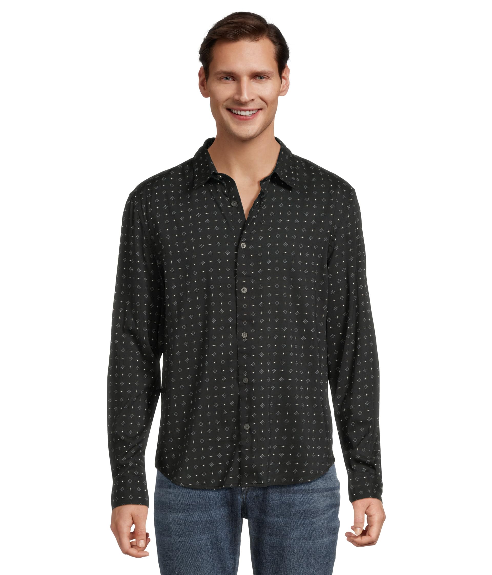 

Рубашка John Varvatos Luca Shirt W985W25, черный