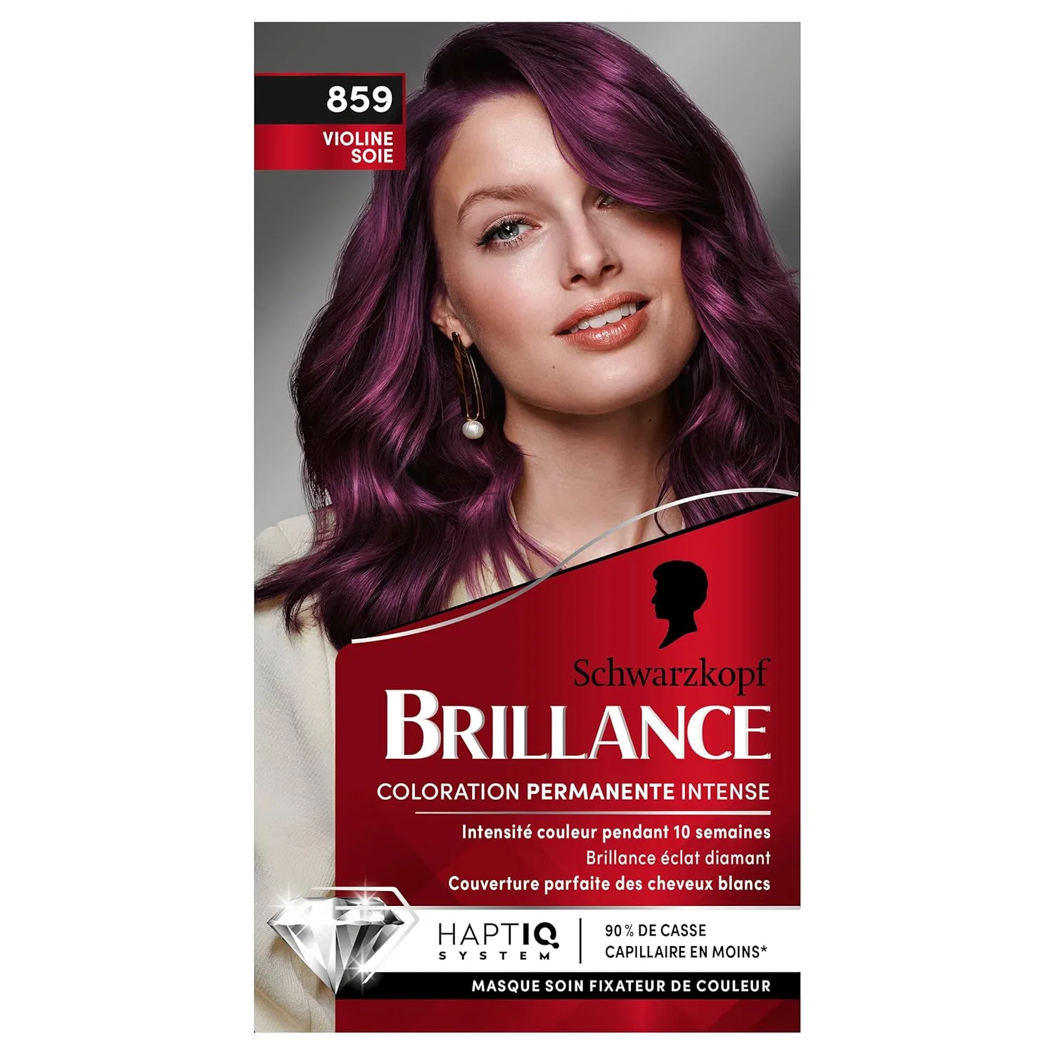 Стойкая краска для волос Brillance N859 Violin Soie от Schwarzkopf Brillance — фото 2
