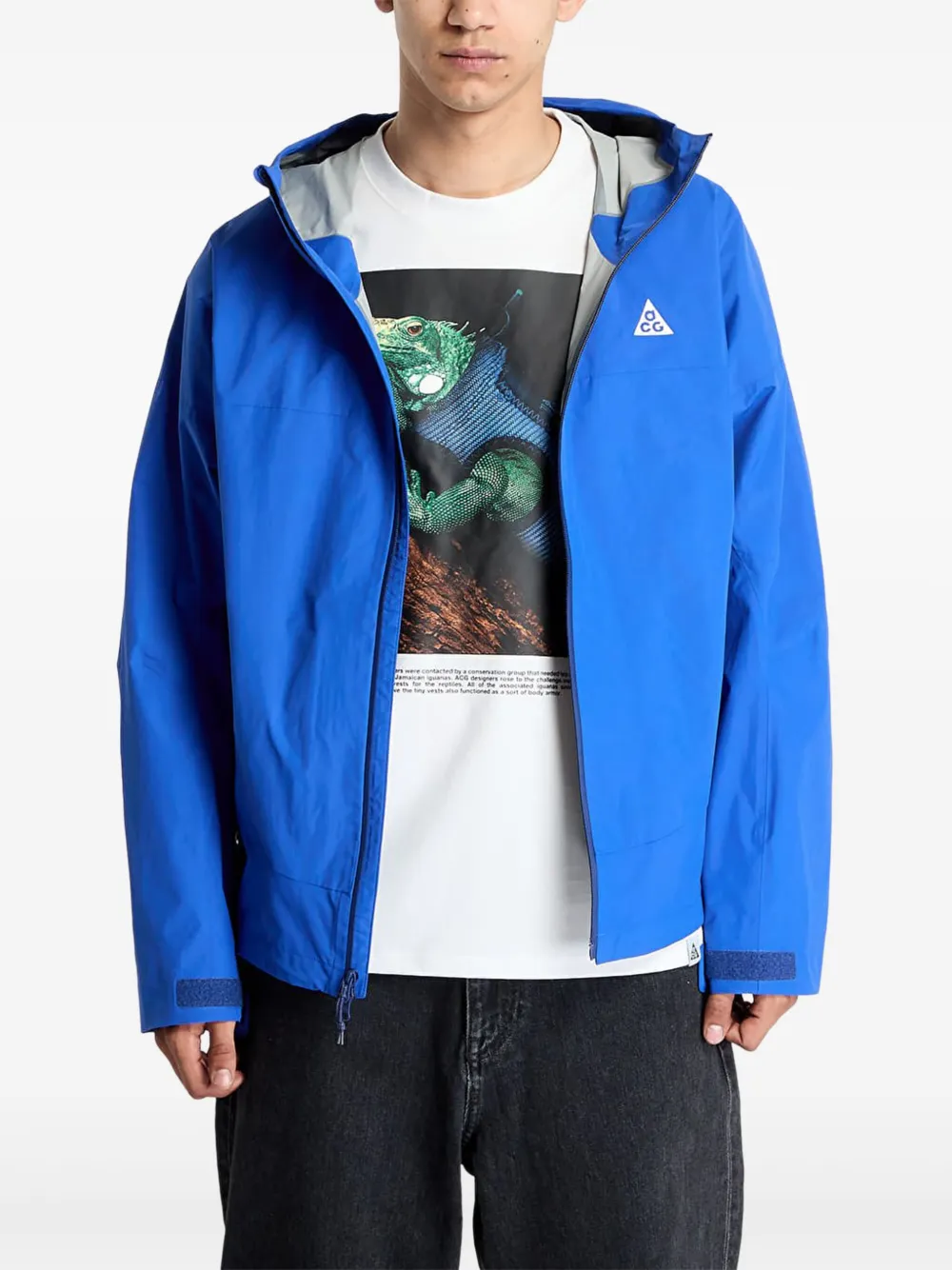 

Куртка с капюшоном X ACG Morpho Nike, синий