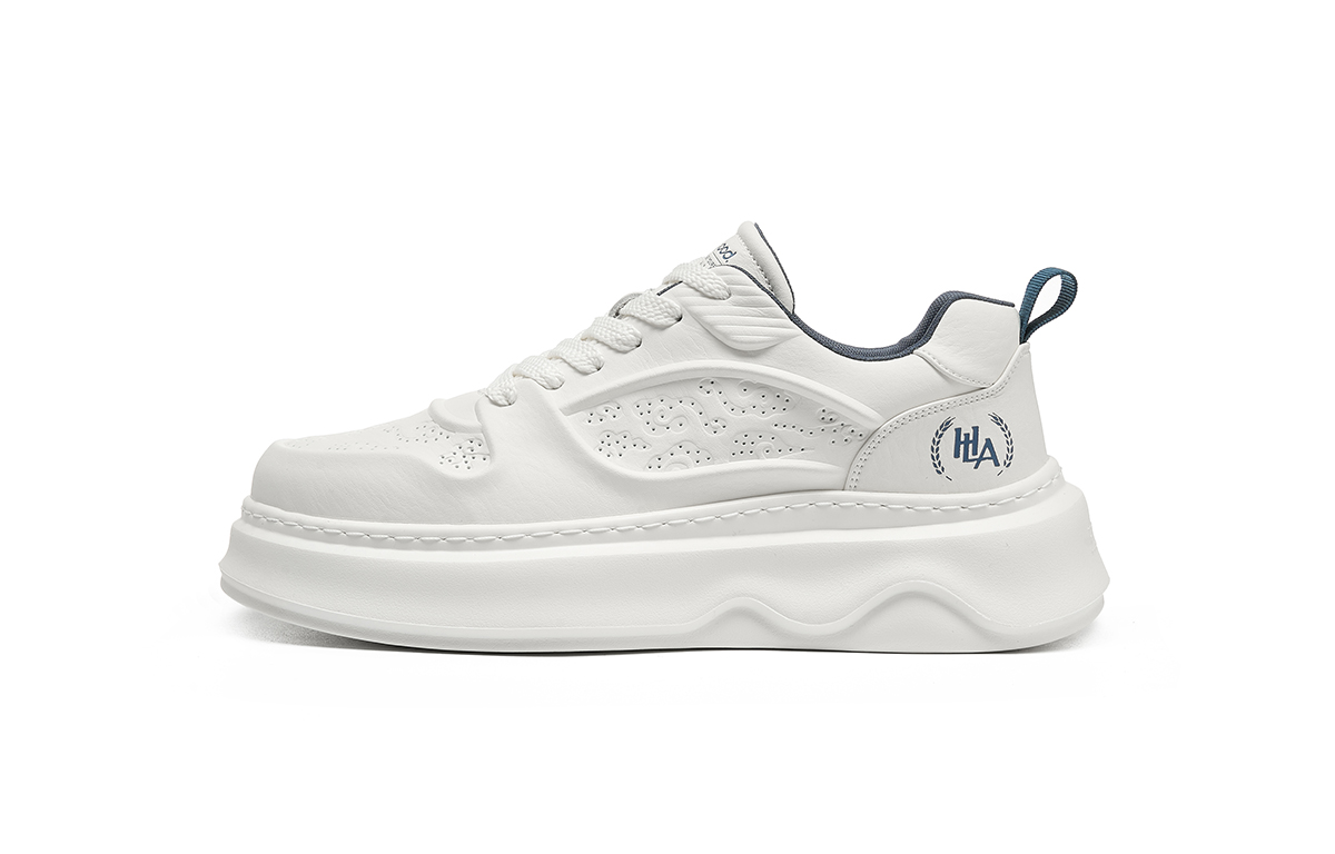 

Низкие мужские кроссовки HLA, White Blue[Breathable]