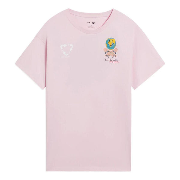

Футболка x og_slick earth графическая футболка Li-Ning, розовый