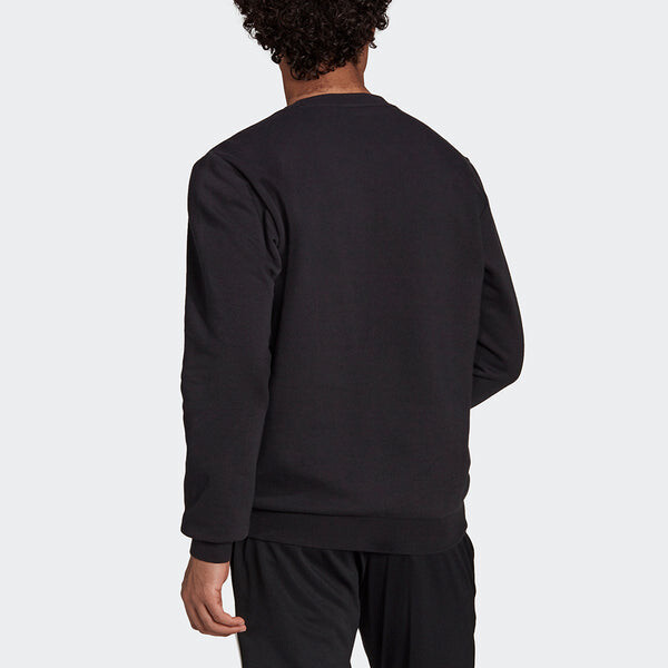 Толстовка Men's adidas Feelcozy Swt Sports Logo Casual Round Neck Pullover Black, черный — фото 3