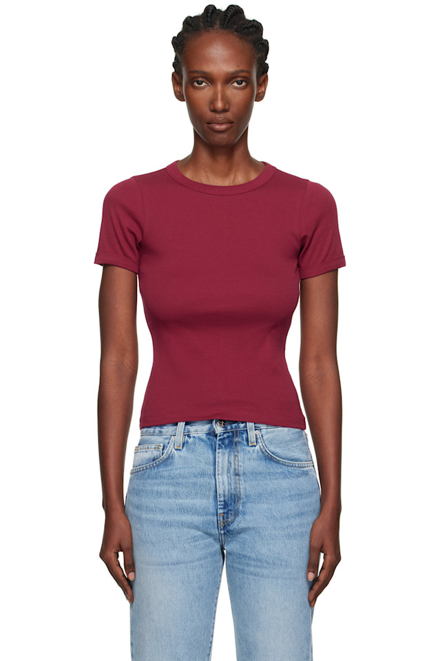 

Flore Flore Бордовая футболка с изображением автомобиля