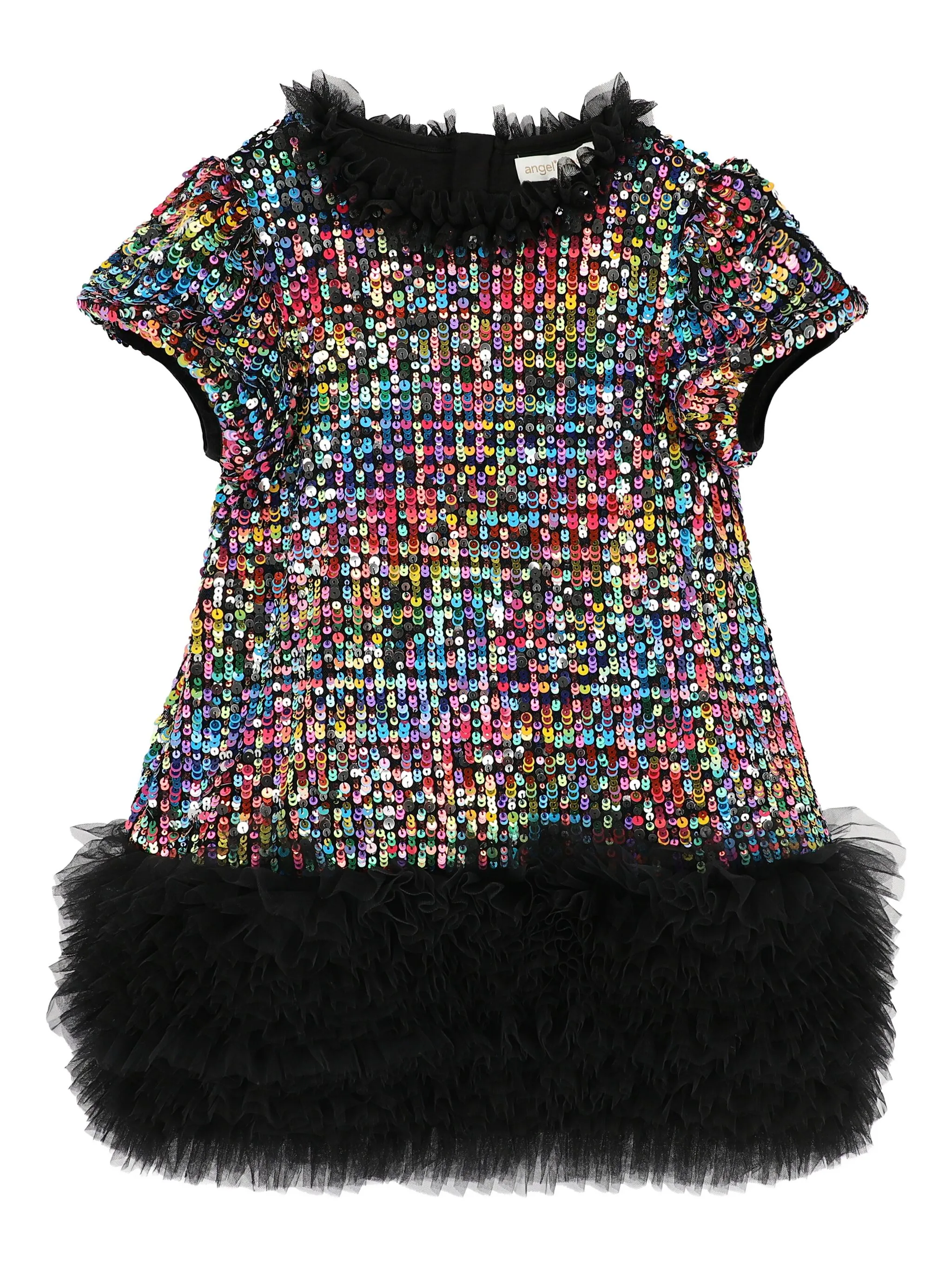 

Платье с пайетками и оборками Angel'S Face Kids, черный