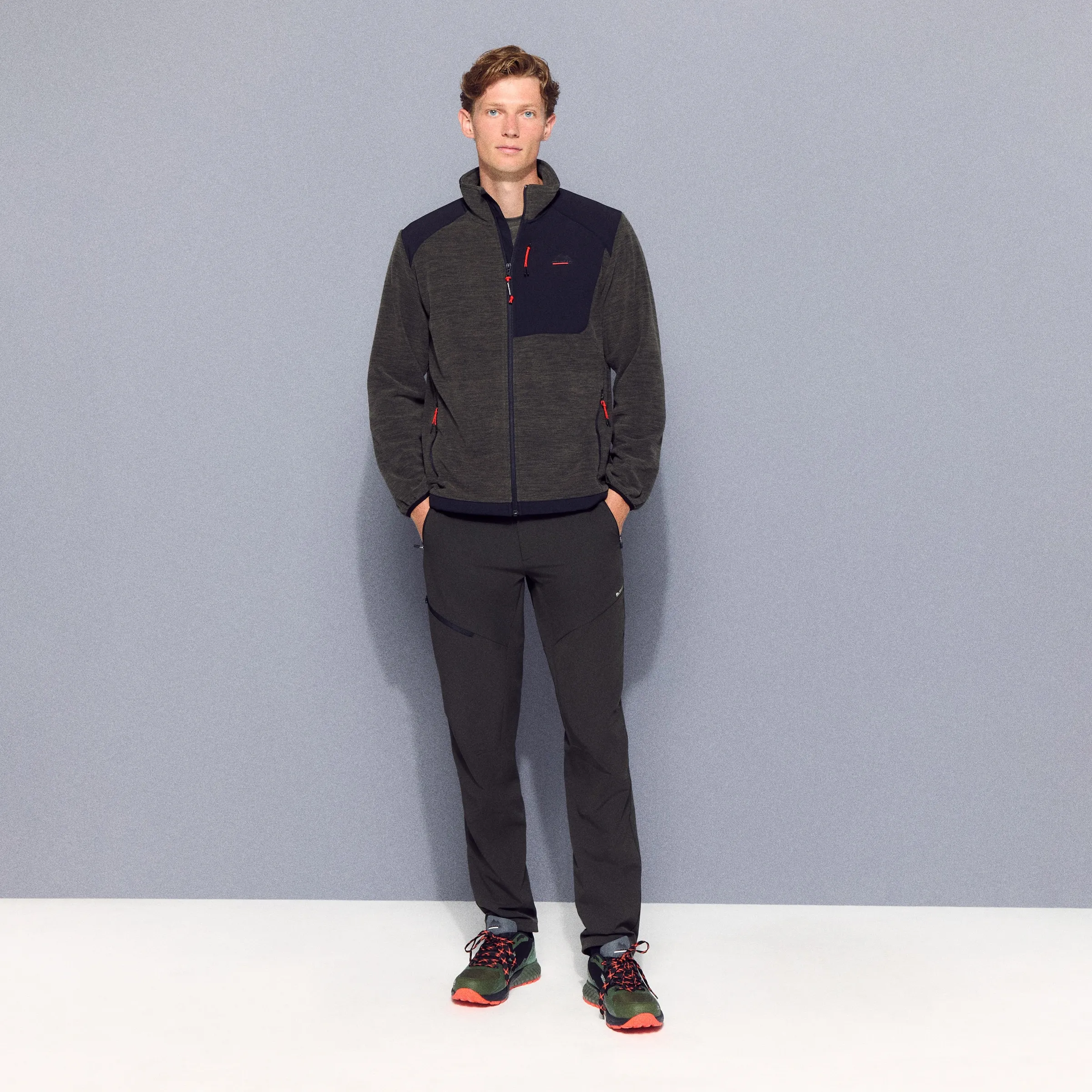 

Горный флис для мужчин Mountain Pro, зеленый