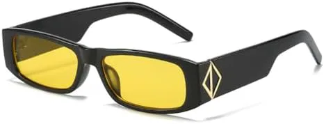 

Винтажные прямоугольные солнцезащитные очки для женщин и мужчин в стиле ретро с леопардовым принтом, желтая оправа, узкая солнцезащитная очка для женщин MTZJH, C6