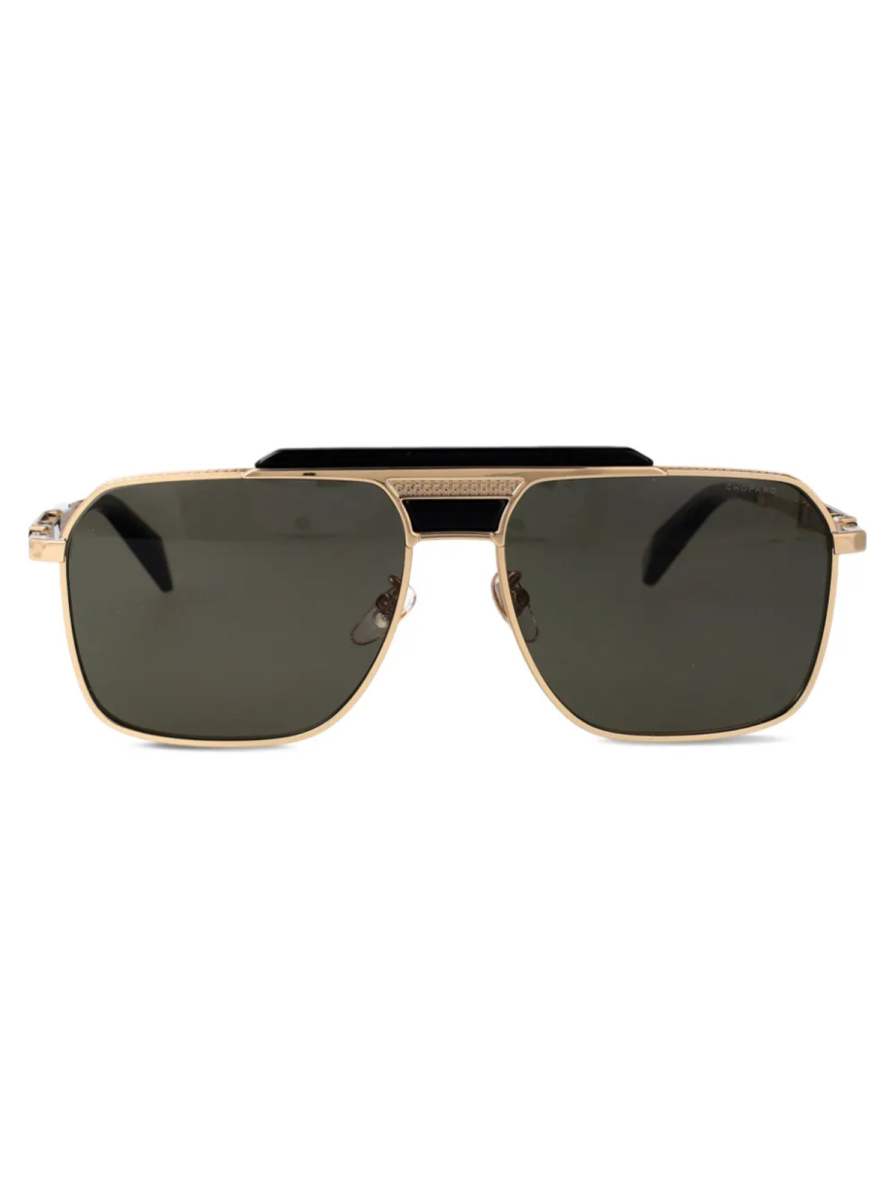 

Солнцезащитные очки Chopard Eyewear в квадратной оправе, черный