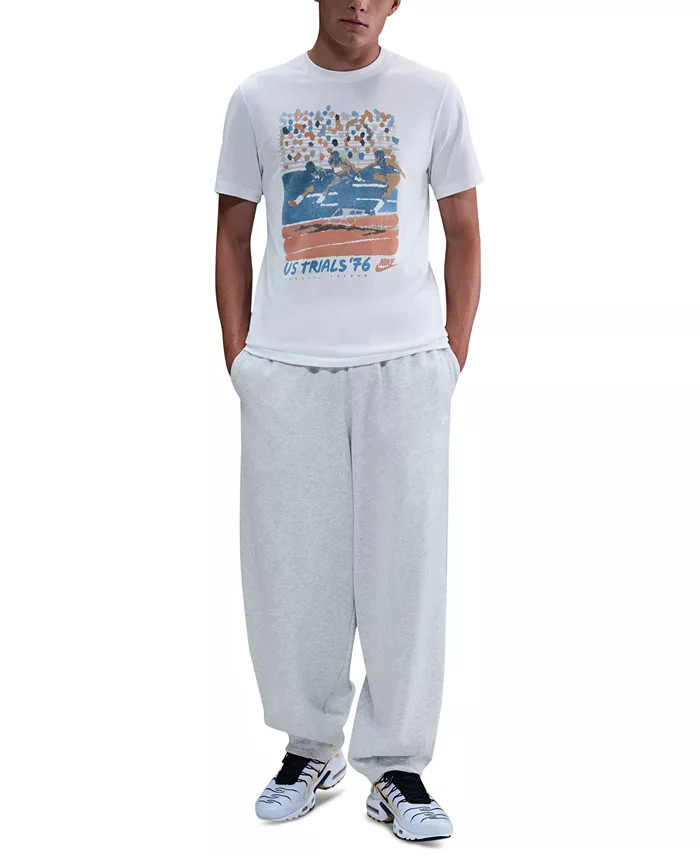 

Мужская футболка с принтом для спорта Nike, белый