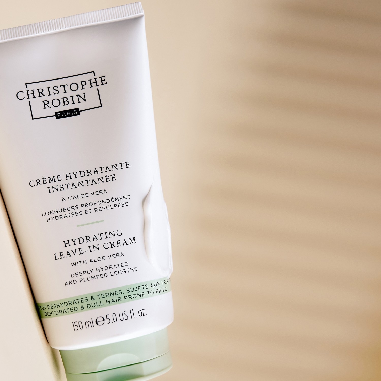 Крем для волос hydrating leave-in-cream with aloe vera Christophe Robin, объем 200 мл — фото 2