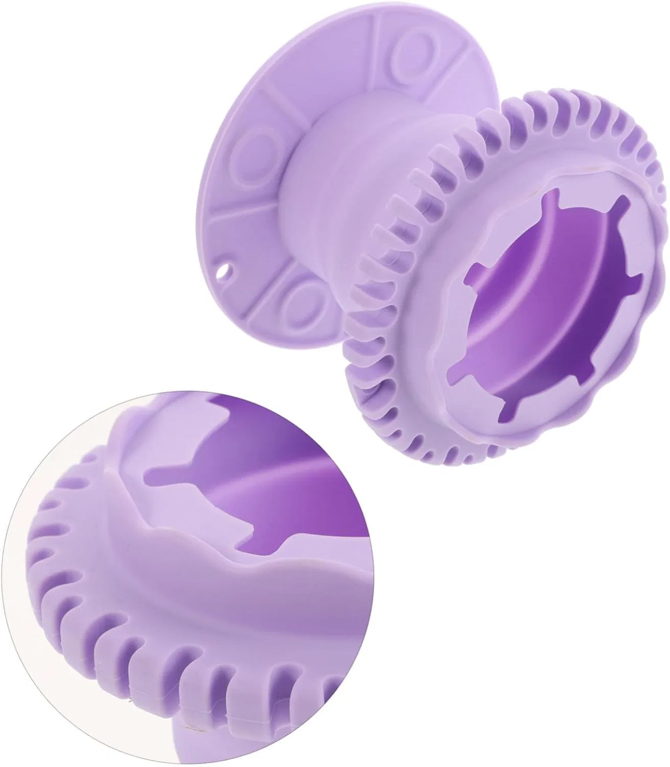 Подставка для чистки кистей Silicone Purple — фото 4