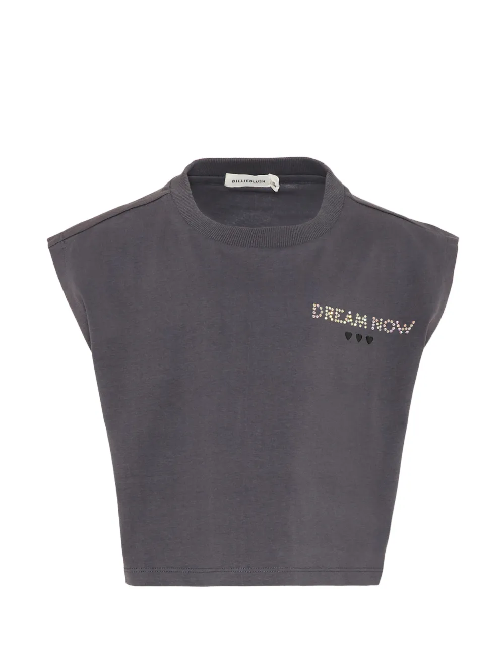 

Топ с короткими рукавами Billieblush, серый